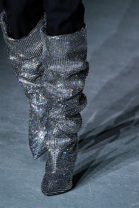 ysl boots glitter price